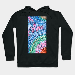 Macrophage engulfing bacterium, artwork (P276/0202) Hoodie